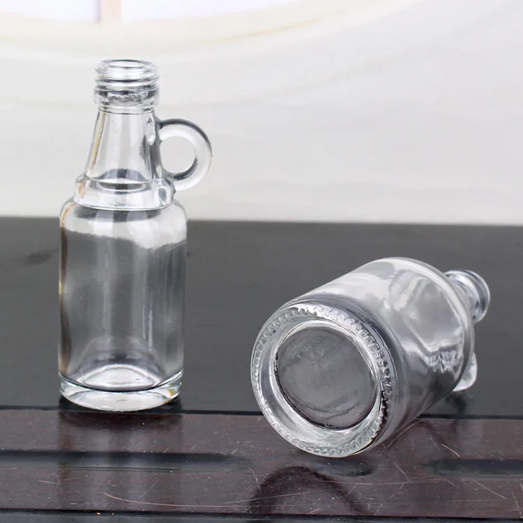 Mini Handle 30ml 50ml Wine Glass Bottle With Screw Aluminum Lid Buy Glass Bottle30ml Glass 2955