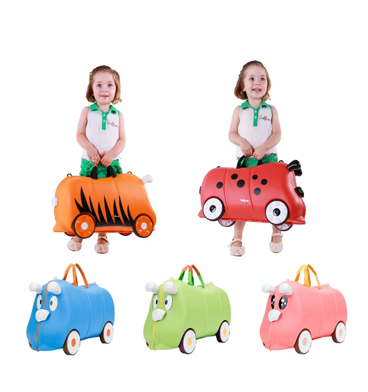 

Ride on Suitcase Child Travel Luggage Case Toy Suitcase Kids Luggage