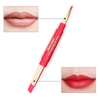 

Wholesale Lip Makeup Set Waterproof Red Moisturizing Matte Double Make Your Own Lipstick Lip Liner Support Custom Private Logo