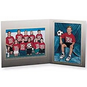 Team/Player 7x5/5x7 FANTASY MEMORY MATES Cardstock double photo frame sold in 10's - 5x7