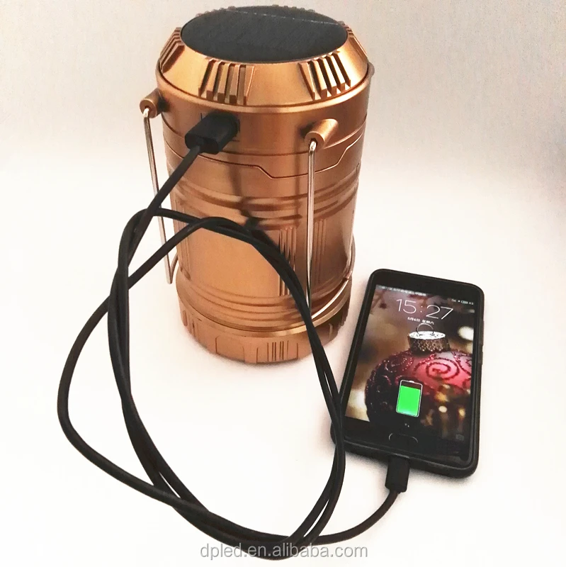 Solar powered led lantern light with torch light