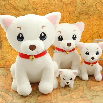 dog white stuffed animals & plush toys