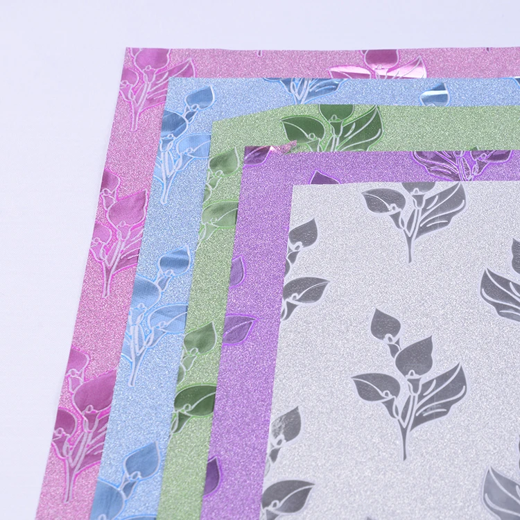 Decorative glitter film CPP lamination film wrapping paper black