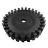 Customized black PC CNC plastic prototype for Car wheels base