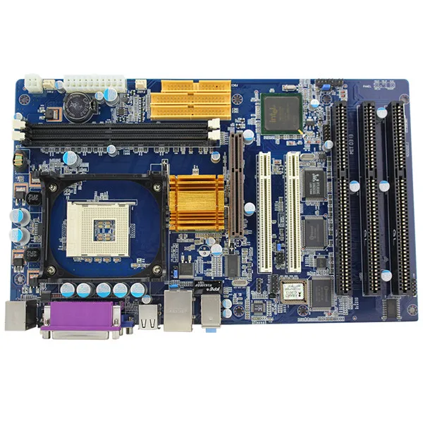 

OEM Factory atx 845 socket 478 motherboard with 3 ISA slots and 2 PCI slots