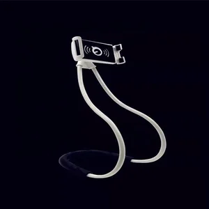 Mobile phone holder headstock broadcast multifunctional extension of the user hanging by the neck of the mobile phone support