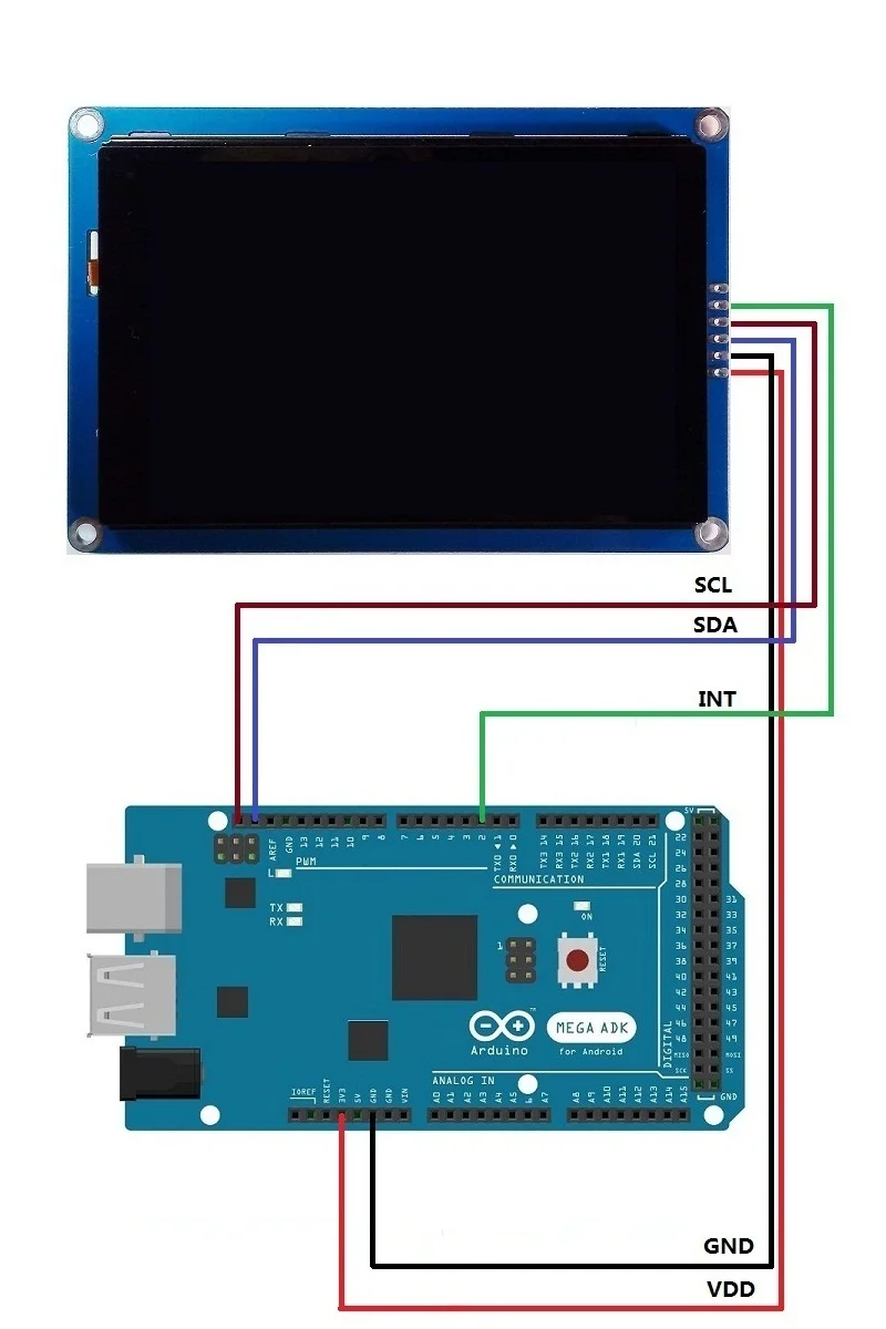 tft i2c display