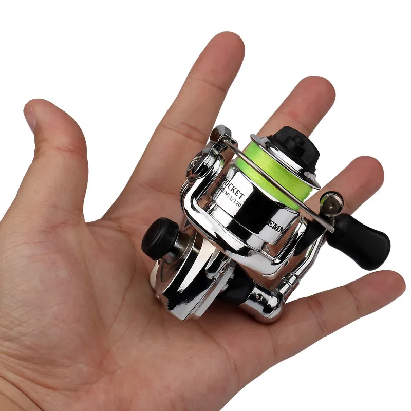 Hot Sell 4.3:1 Saltwater Spinning Fishing Reel Portable Spinning Fishing Reel Alloy Fishing Tackle mini Spinning Reel XM100