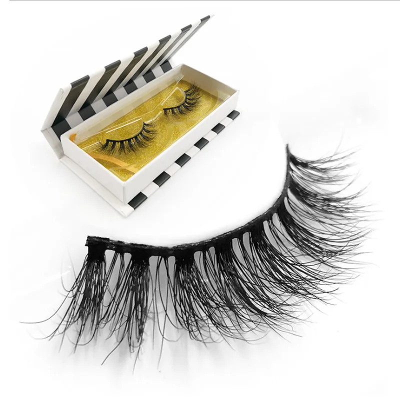 

5-25mm 76 Styles Real 3D Mink False Eyelashes 100% Real Mink Fur Material