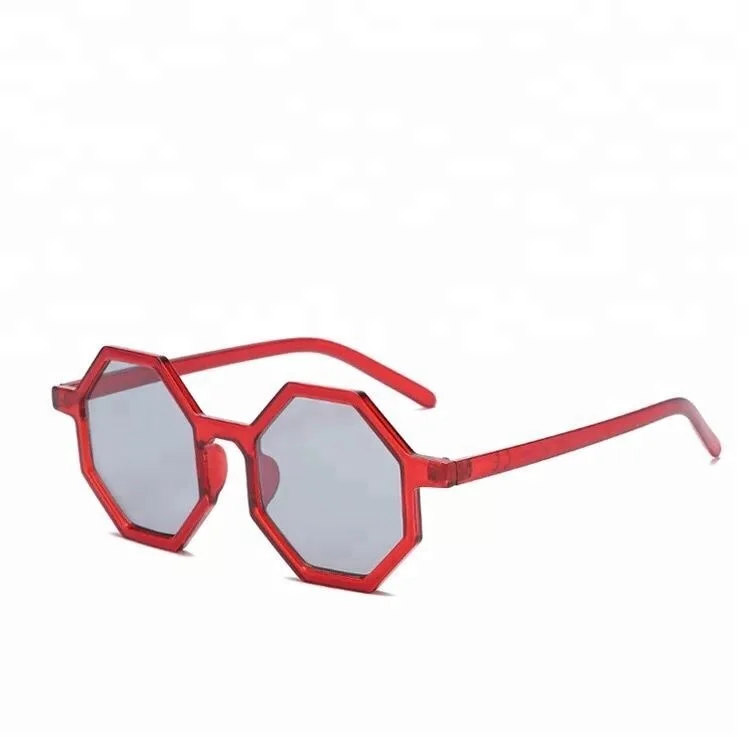 

New Trends Polygon Shape Street Popular Fashion European Style Sunglasses, Pantone color