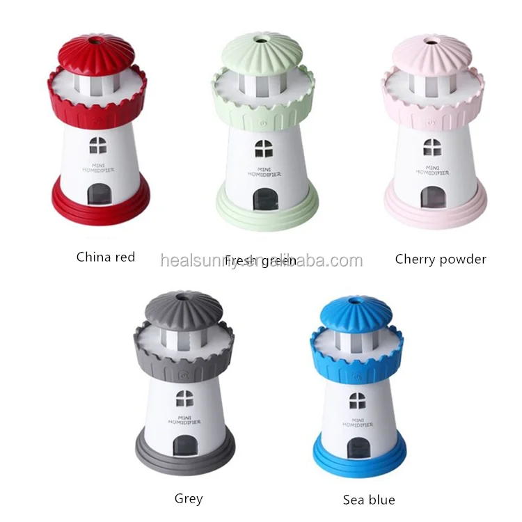 Multi-lighthouse Aromatherapy Diffusion Humidifier Mini Night Light