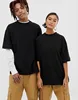 clothing manufacturers overseas wholesale plain or letter printed t shirts short sleeve black unisex t-shirt