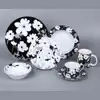 20pcs royal creative black series super white porcelain tableware