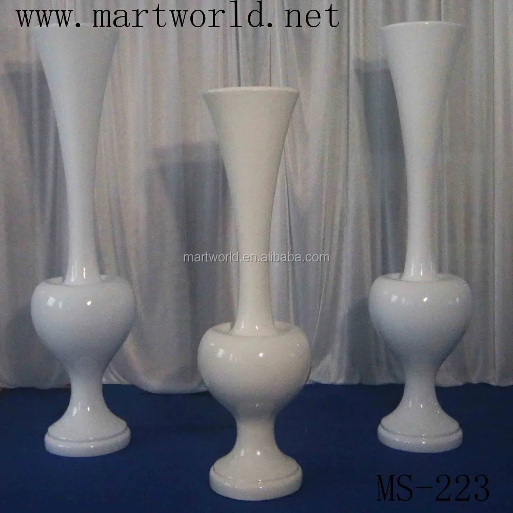 Wedding Non Ceramic Flower Vase Decor Stand Walkway Display Stand Outdoor Column Hall