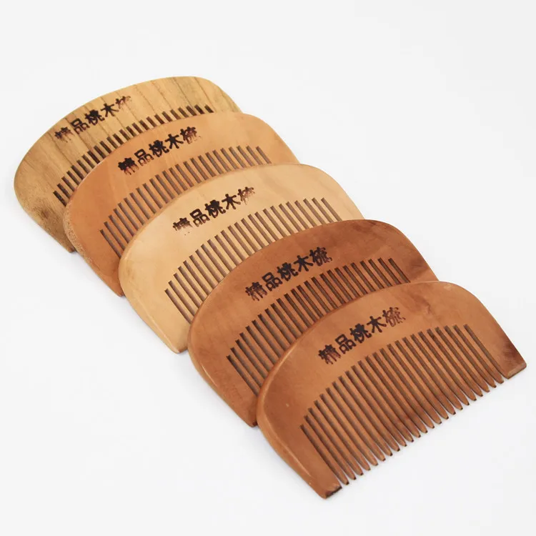 

Mini pocket comb natural wooden comb fashion hair beauty comb, See the picture