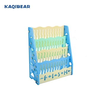 Best Selling Products Wholesale Kids Plastic Bookshelf Bookcase Modern