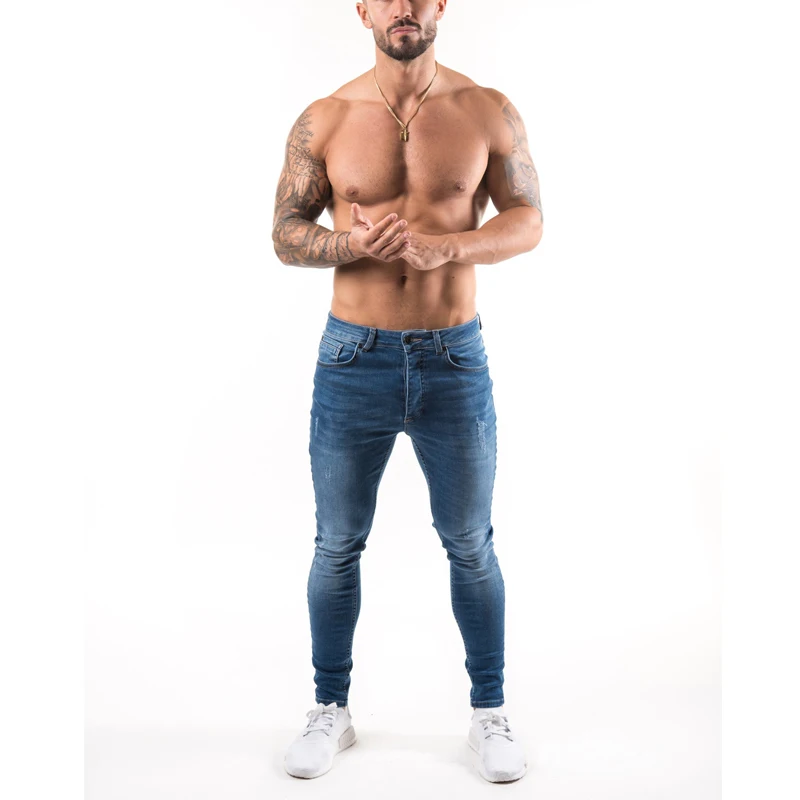 Denyblood Jeans Para Hombre Jeans Rectos Delgados Stretch Denim Jeans  Gastados Ripped Vintage Washed Azul Negro Pantalones Casuales 1002|mens  jeans slim straight|men jeansjeans men - AliExpress