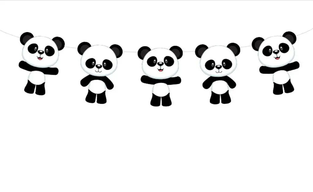 Buy Panda Bear Garland Panda Bear Banner Panda Bear Baby Shower