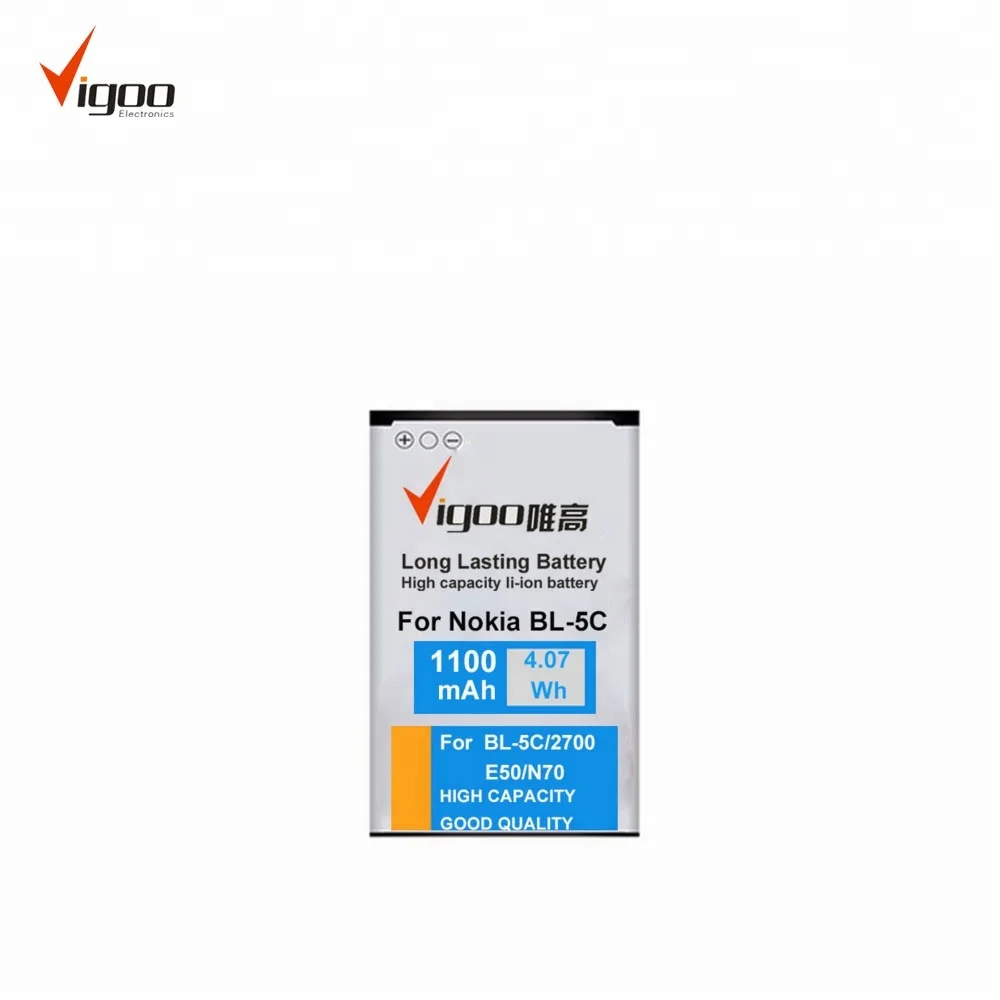 

cell phone battery BL-5C for nokia 6100 real capacity 600mah