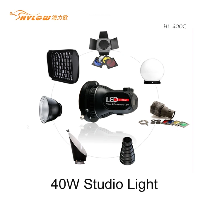 400C 40W Camera Portable LED Photography Light with Remote control