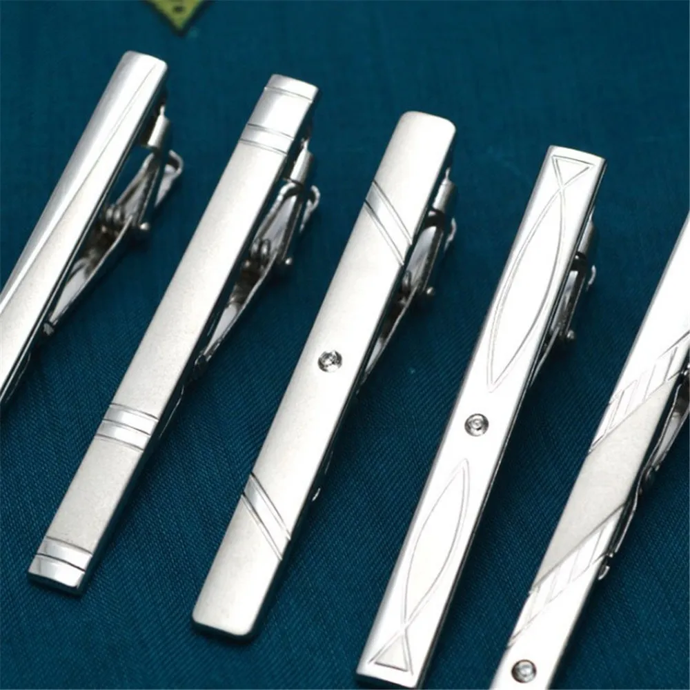 

Wholesale Silver Metal Tie Clips For Men
