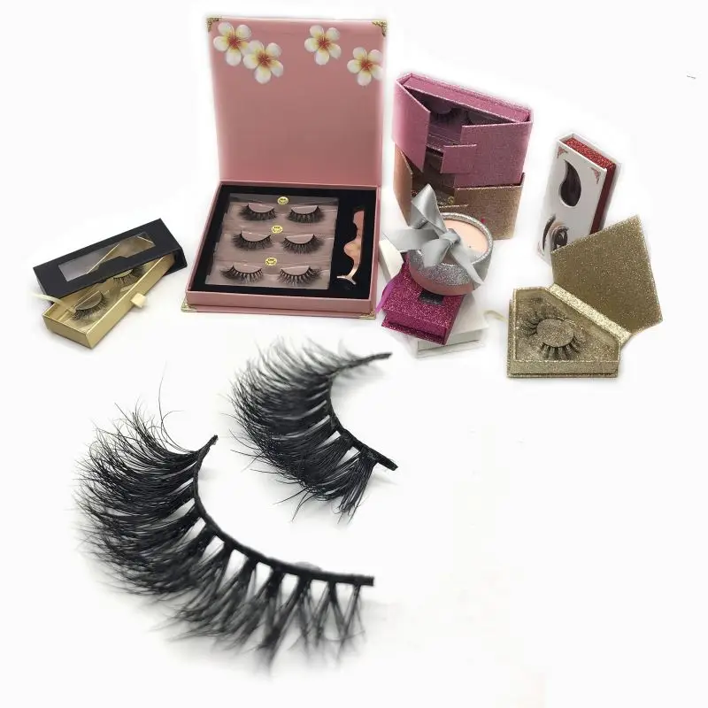 

Ib Real 100% Private Label Mink Eyelashes Eyelash Case, Natural black