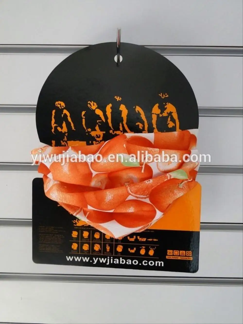 
Yiwu jiabao weaving customized 100%polyester tube sport cooling bandana 