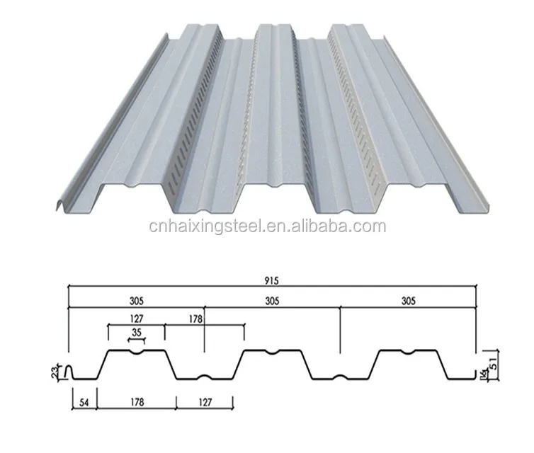 915mm Steel Floor Metal Deck Scaffolding Roll Forming Machine