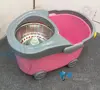 Easy Clean Magic Mop 360 Bucket 2 Heads Micro Fiber Spin Spinning Rotating Head