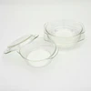 Microwave and oven safe Borosilicate glass casserole cookware