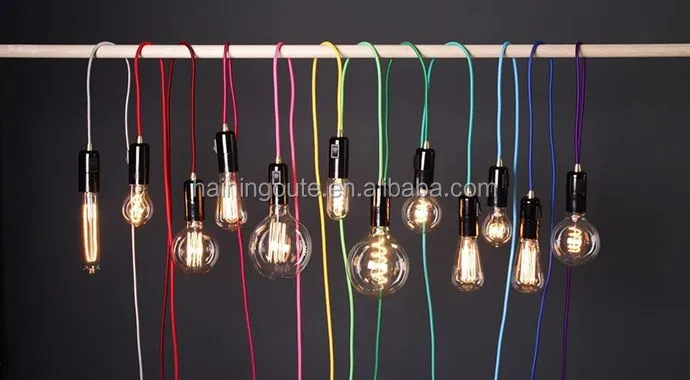 Decorative Lighting Fabric Cable Cotton Textile Braided Electrical Wire Cableelectrical Decorative Lighting Fabric Cable Cotton Textile Braided Electrical Wire Cableelectrical