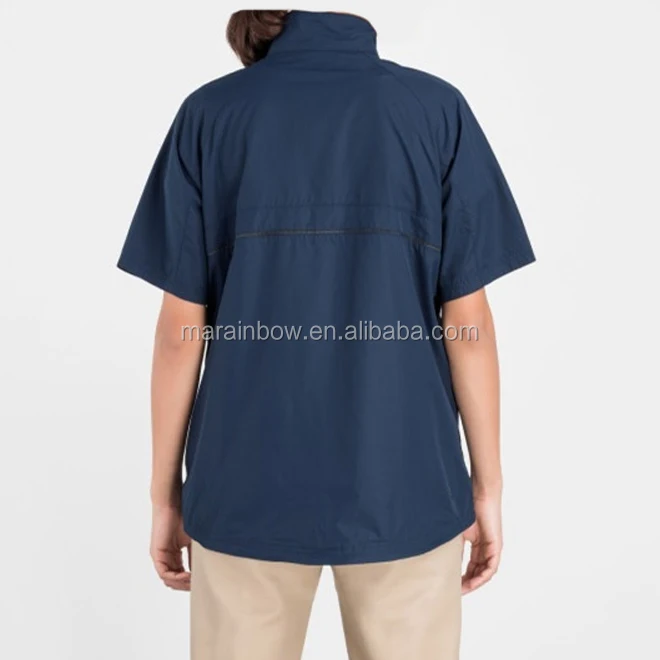 ladies short sleeve golf rain jacket