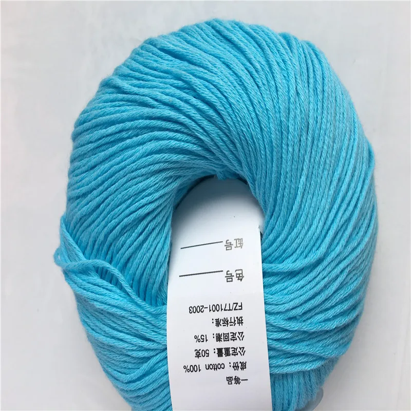 Factory Price Wholesale Anti Pilling Baby Cotton Knitting Yarn Crochet
