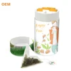 Empty Large Biodegradable Non Woven Tea Bag Cotton Filter Paper Nylon Triangle Pyramid Filter Herbal Tea Envelope Teabag Bags