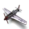 high quality paper 3D puzzle air plan with motor