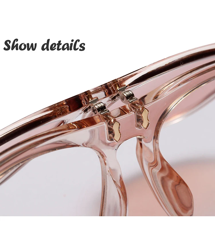 Whmx1341 Fashion Double Lenses Clipon Sunglasses Top Grade Flip