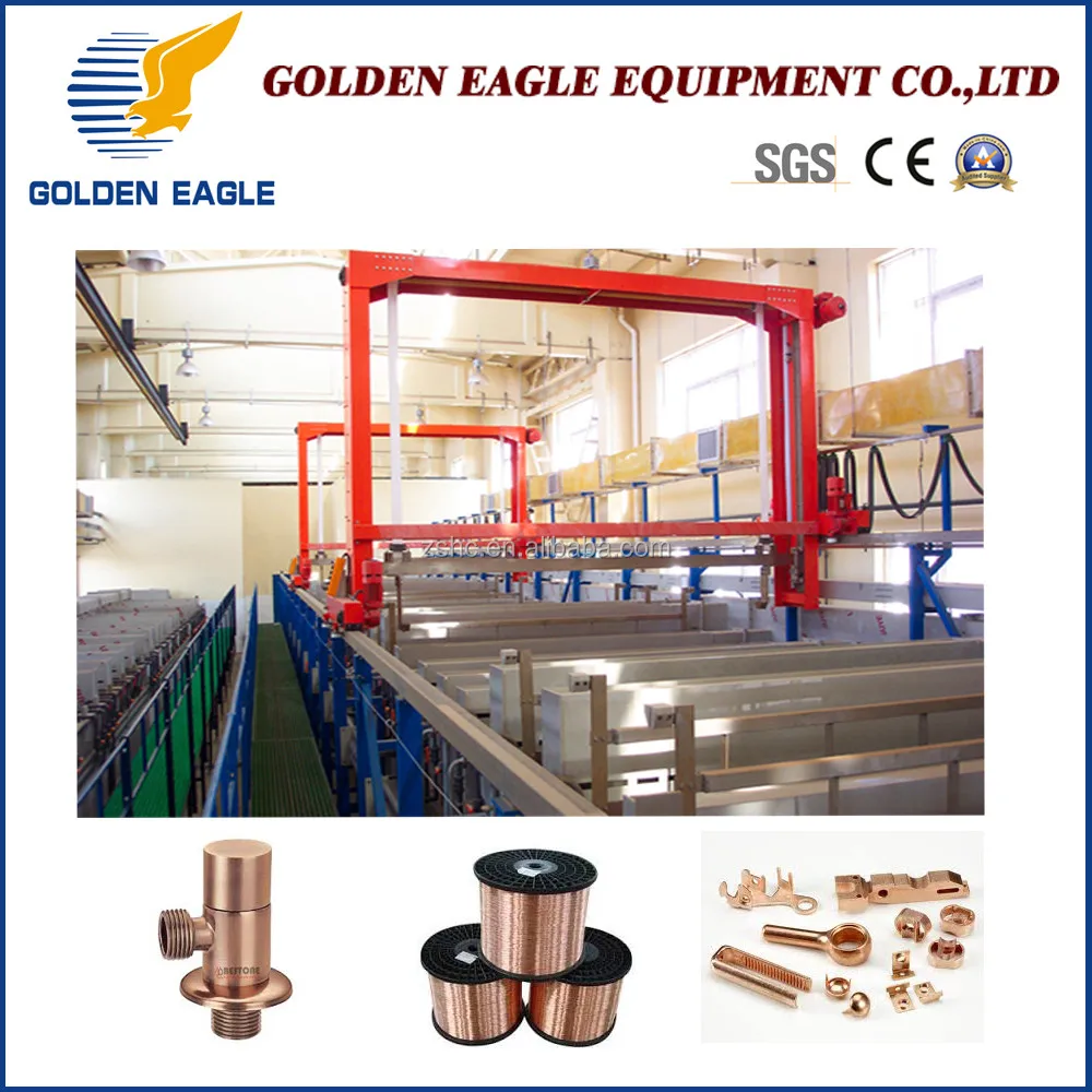 Anode Cathode Barrel Zinc Galvanizing Plating Line Machine Equipment