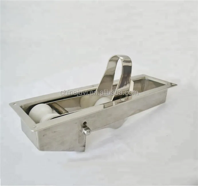 Universal mirror Finish Stainless Marine Solid Cast Boat Anchor Bow Lift Roller