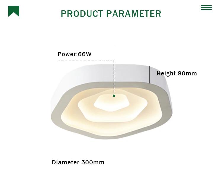 2019 modern Surface Mounted Led Round Ceilling Lamp