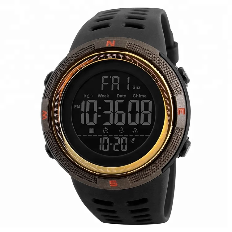 

Best selling watches men cheap skmei 1251 china manufacturer hombre jam tangan double time men fashion watch