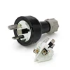 China/ Australia Power Supply Plug Household & Commercial Use,250V Industrial Removable Plug,Black