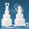 Cake Shape Empty Bubble Soap Bottles Wedding Birthday Party Decoration Event Festival Supplies SD019