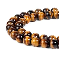 

Natural Grade 4/6/8/10/12mm AB+ Round Yellow Tiger Eye Beads AA Tiger Eyes Gemstone Beads for Jewelry Making Strand
