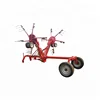 small tractor double rotary hay rake
