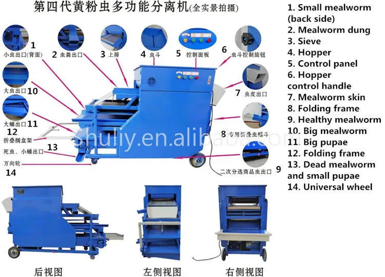 Yeni Nesil Otomatik Sari Yemek Solucan Eleme Makinesi Tenebrio Molitor Eleme Makinesi Buy Otomatik Sari Yemek Solucani Eleme Makinesi Mealworms Siralama Makinesi Mealworm Ayirma Makinesi Product On Alibaba Com