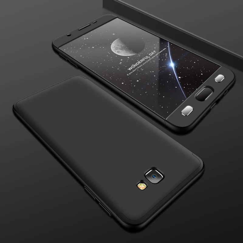 2018 hot sell 360 cover Removable 3in1 Hard PC Shield Back Cover Case for Samsung Galaxy J7 Prime phone cases