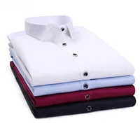 

Fashion boy long sleeve shirt formal man business slim wedding