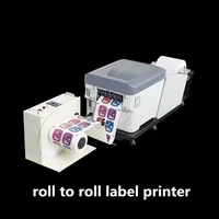 

Auto feeding material system CMYK Roll label printer