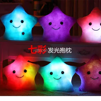 Grosir Harga Pabrik Lembut Plush Lucu Lucky Star Bentuk Lampu Led Bantal Warna Warni Bintang Bersinar Lampu Led Bantal Buy Lampu Led Bantal Warna Warni Bersinar Lampu Led Bantal Bentuk Bintang Led Lampu Bantal