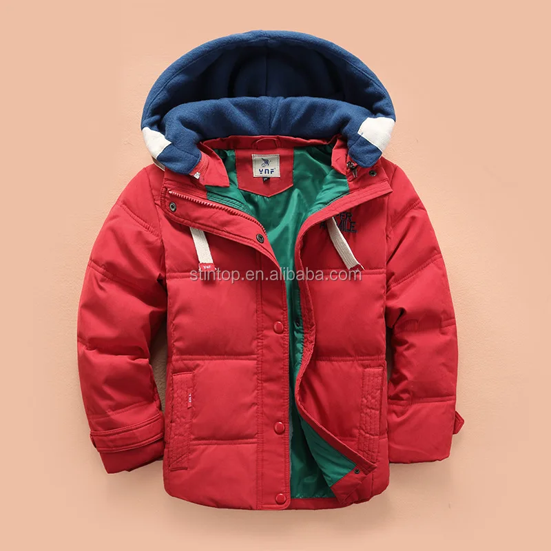 

Hooded boy down jacket Korean children cotton coat cotton kids fashion jacket